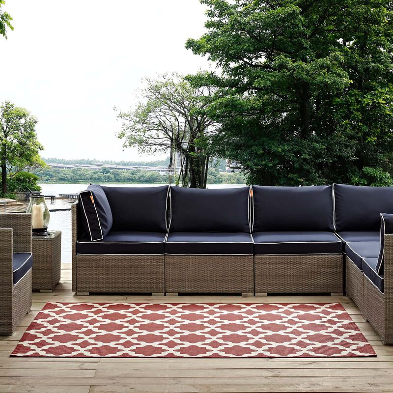 Cerelia Moroccan Trellis 9x12 Indoor and Outdoor Area Rug image number 8
