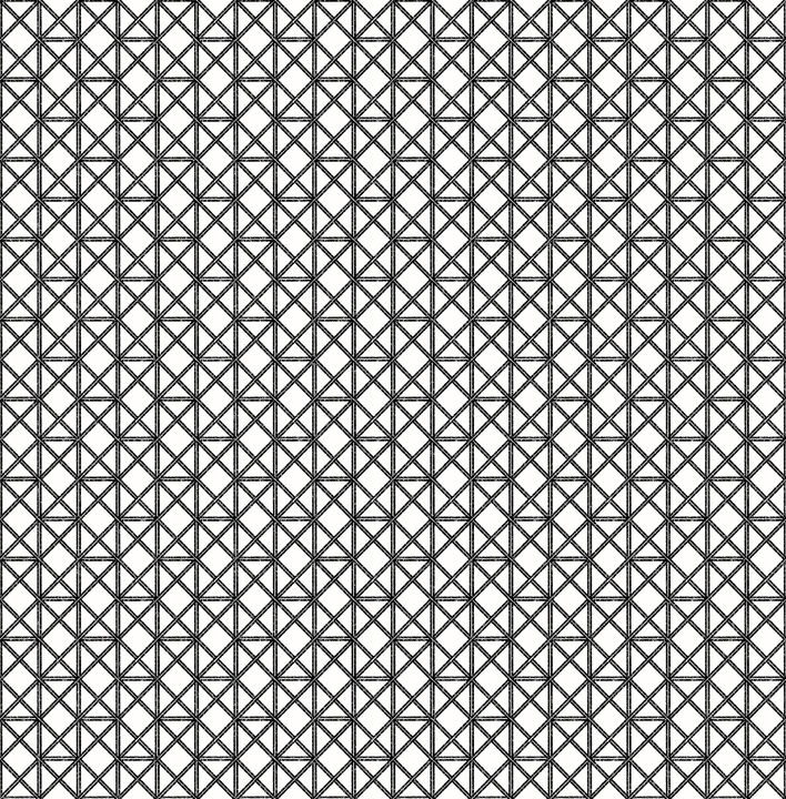 Lisbeth Black Geometric Lattice Wallpaper