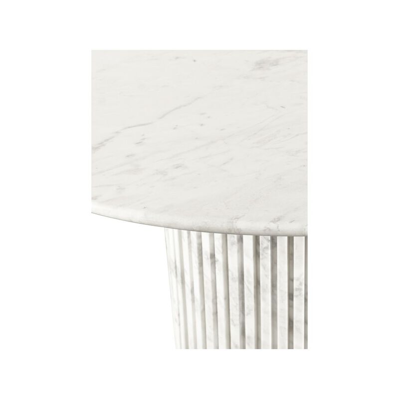Meridian Furniture Genoa White Dining Table