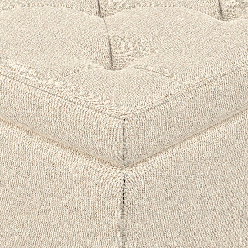 Simpli Home Hamilton Storage Ottoman image number 8