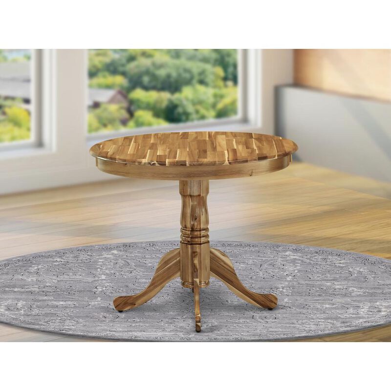 East West Furniture Dining Table Natural