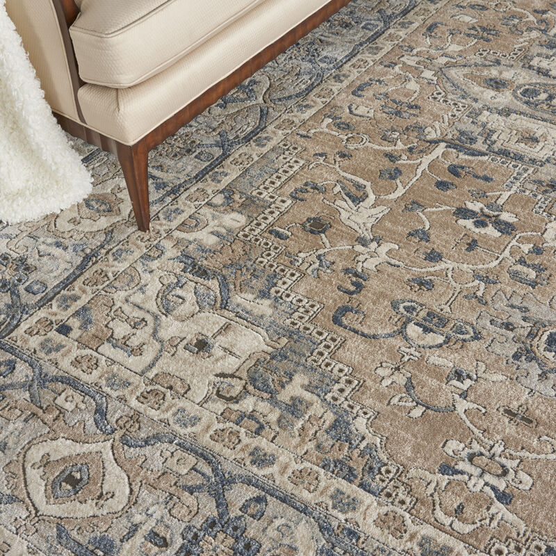 Quarry QUA05 Beige/Gray 10' x 14' Rug