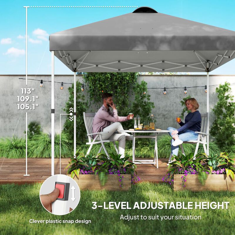 Hivvago 10x10 Instant Sun Shelter Canopy Tent image number 5