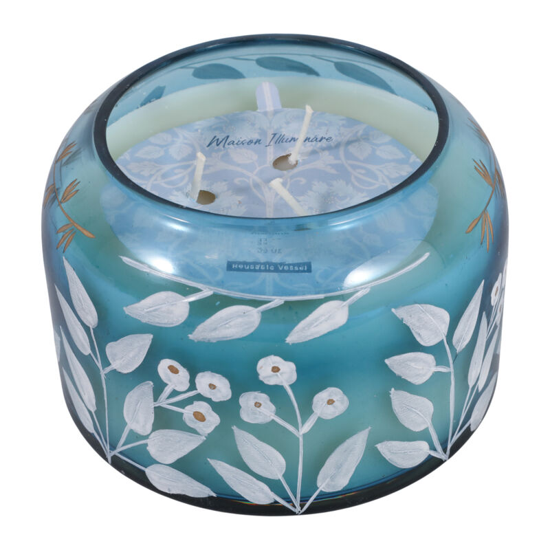 Jasmine Floral Pattern Candle image number 0