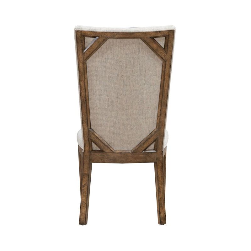 Liberty Furniture Carolina Park Upholstered Side Chair for Dining Room - Set of 2  - Amber Brown image number 2
