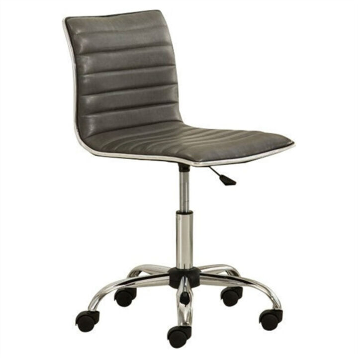 Heavy Duty Channel-Tufted Conference Chair for Office and Meeting Rooms