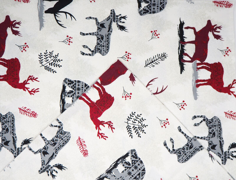 Pointehaven 180 GSM 100% Cotton Flannel Deep Pocket 4 pc Sheet Set