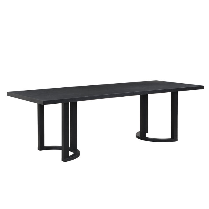 Christopher Knight Home Emma 95" Rubberwood Modern 8 Seater Rectangle Dining Table