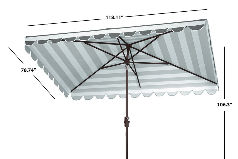 Vienna 6.5 ft. X 10 ft. Rectangle Umbrella image number 4