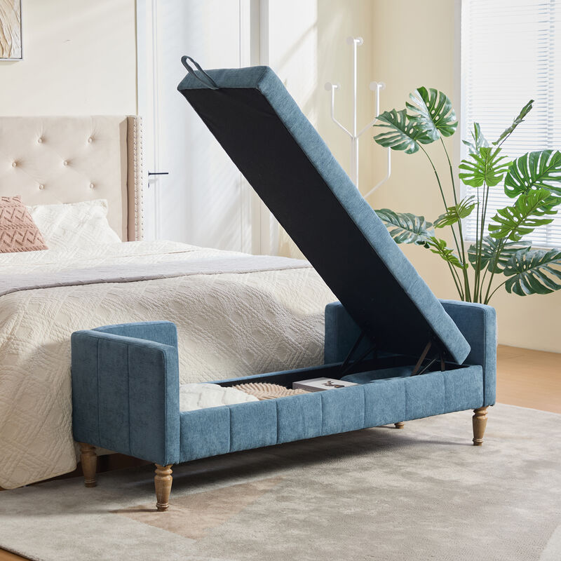 Semsuk Storage Bed Bench image number 4