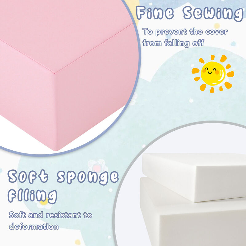 Merax Soft Climb and Crawl Foam Kids Playset 6 in 1