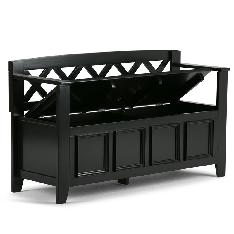Simpli Home Amherst Entryway Storage Bench image number 3