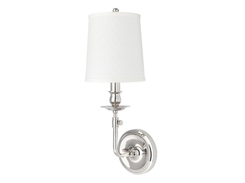 Logan Nickel Wall Sconce image number 0