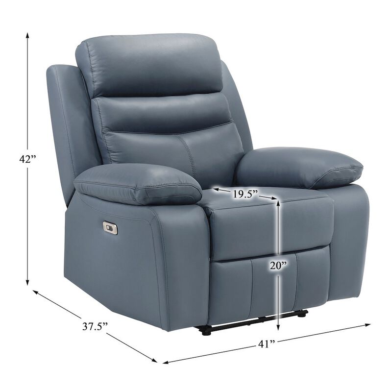 Lexicon Hancock Leather Power Reclining Chair