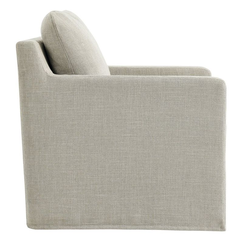 Modway Serene Fabric Slipcovered Swivel Armchair