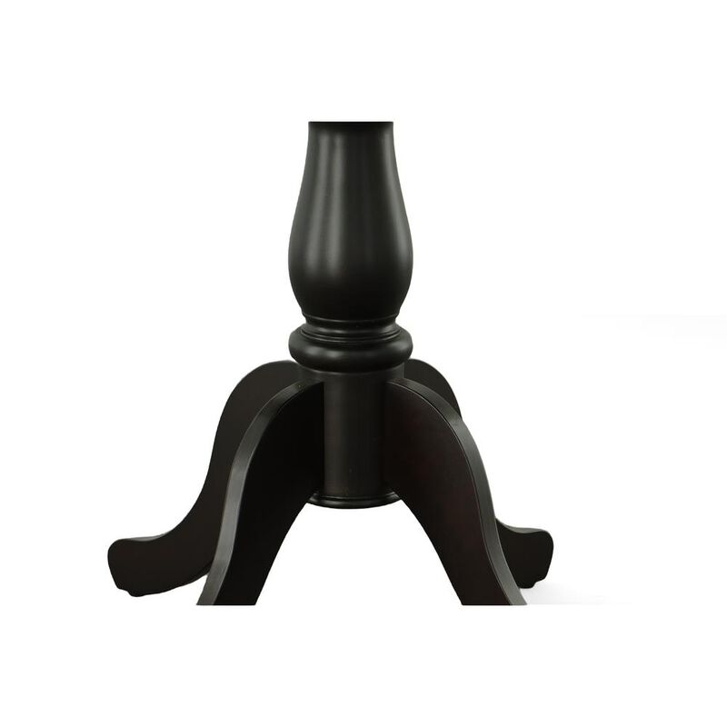 Carolina Living Fairview 36 Round Pedestal Dining Table - Espresso