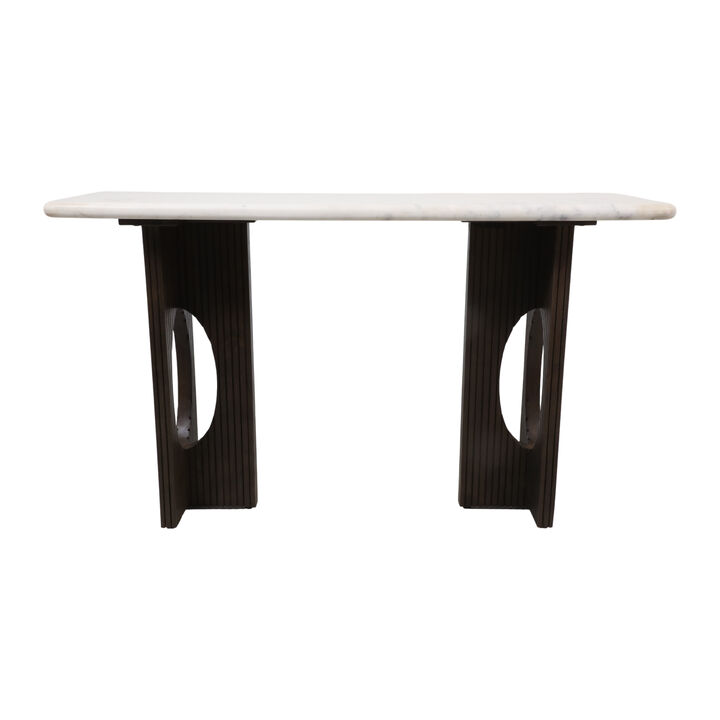 Fluted Base Console Table