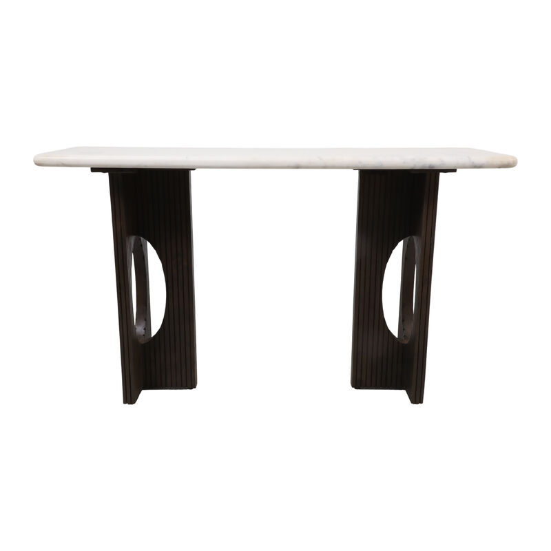 Fluted Base Console Table image number 1
