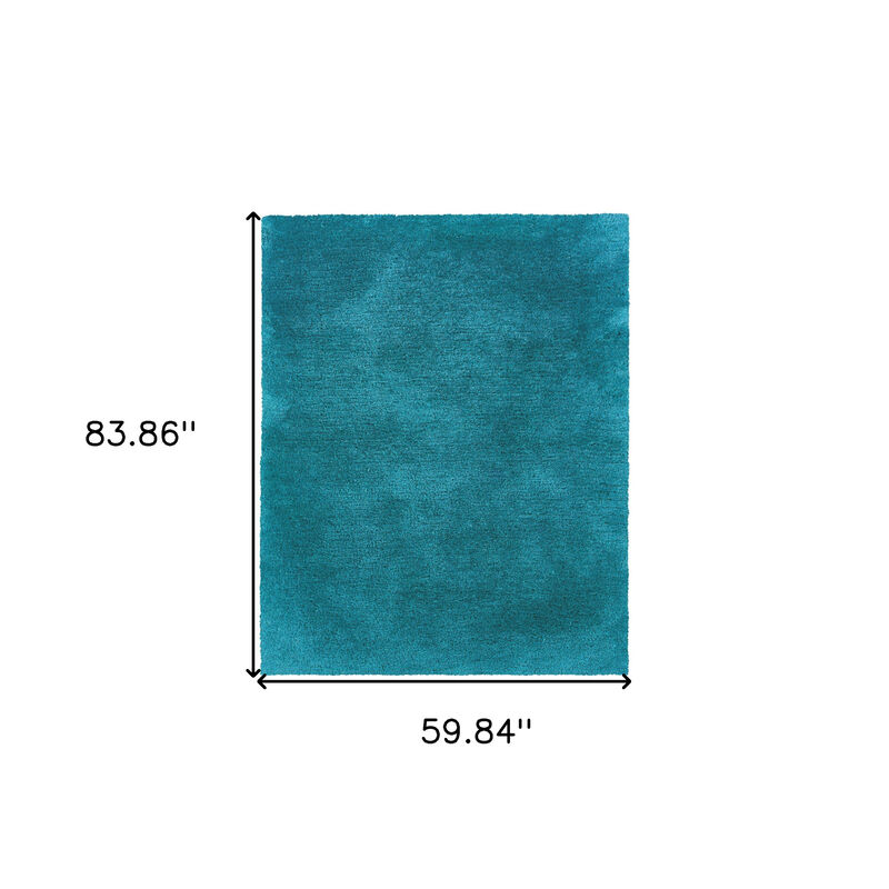 HomeRoots Shag Hand Tufted Area Rug image number 3