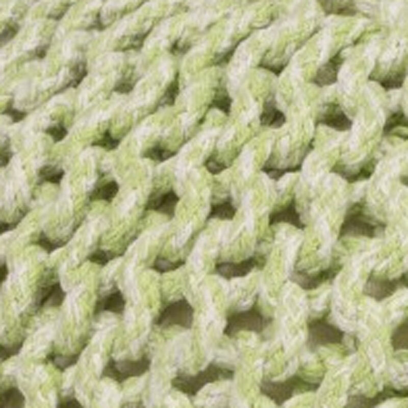 Handwoven Wool Pouf Ottoman &ndash; Round Upholstered Accent for Living Room