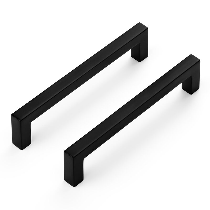 Hestia Hardware 10 Pack 5 Inch Modern Square Cabinet Handle image number 0