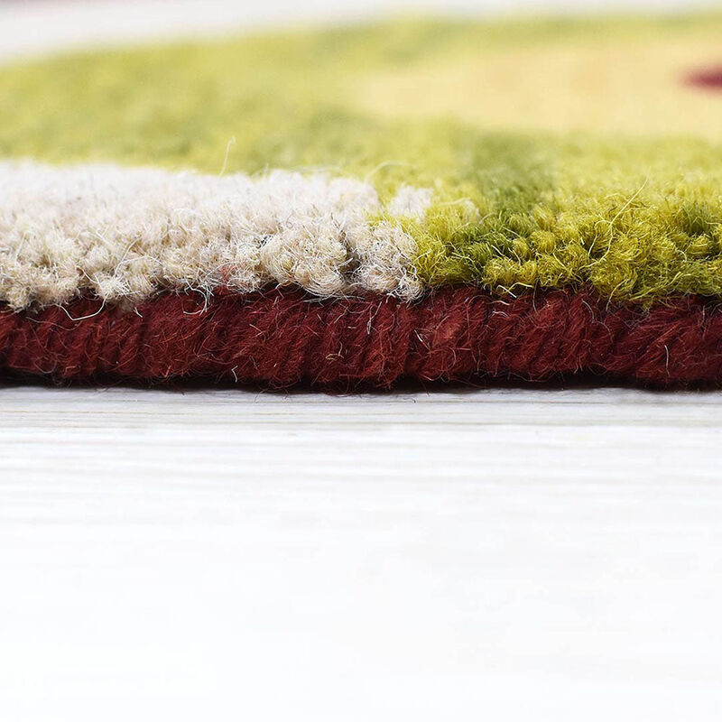 RUGSOTIC CARPETS HAND TUFTED WOOL ECO-FRIENDLY AREA RUGS - Contemporary Modern Design, High Pile Handmade Area Rugs for Living Room, Bed Room (K11125) image number 6