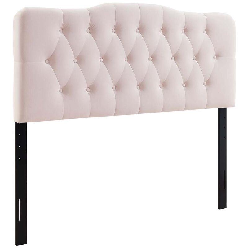 Annabel King Diamond Tufted Performance Velvet Headboard image number 0