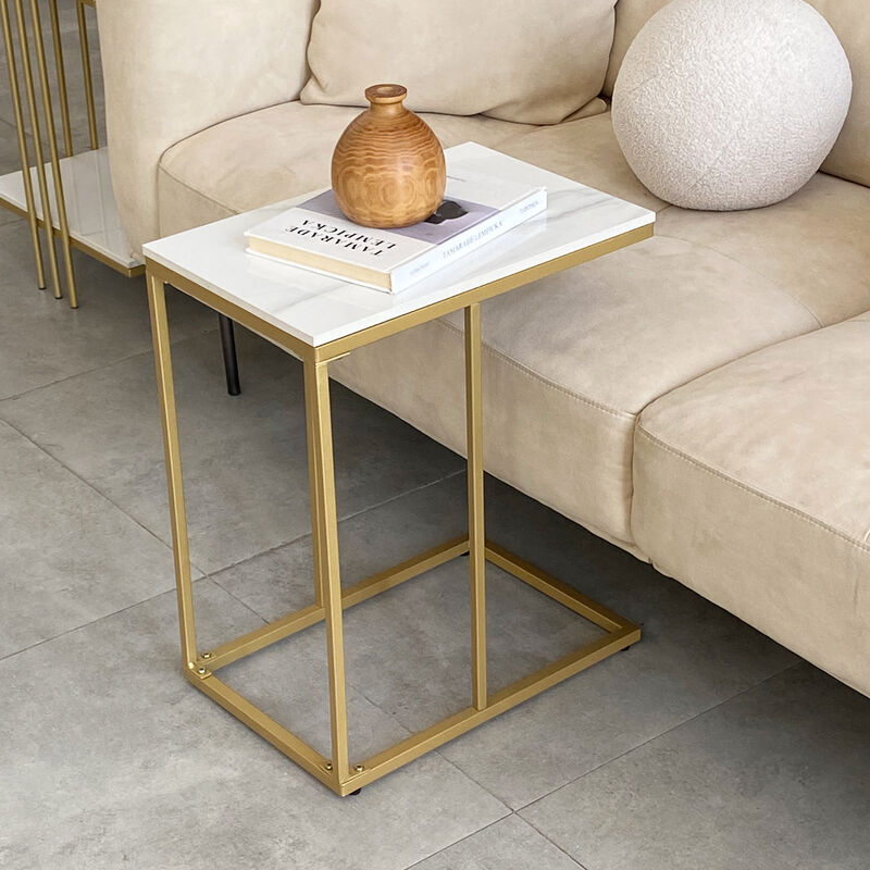C Shape Sofa Side Table image number 1