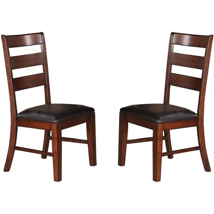 Streamdale Antique Walnut Dining Chairs, Set of 2