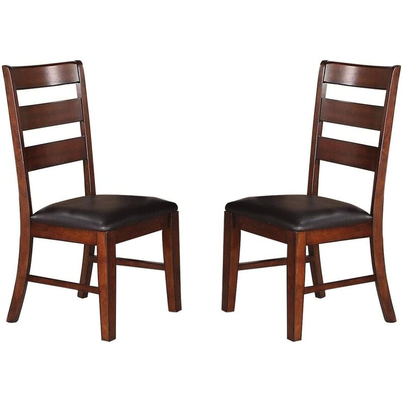 Streamdale Antique Walnut Dining Chairs, Set of 2 image number 0