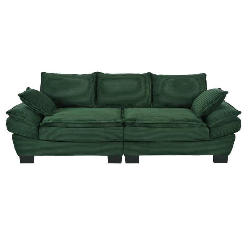 Merax Corduroy Fabric Sofa Couch