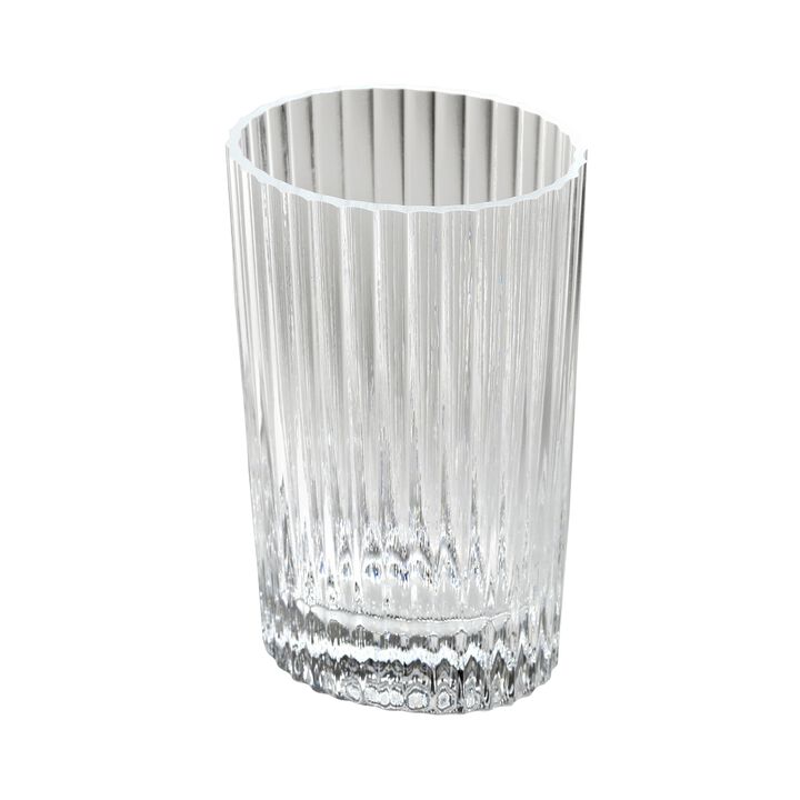 Water Glasses NASTRI GLASS Transparent Set of 6, H 4.72"