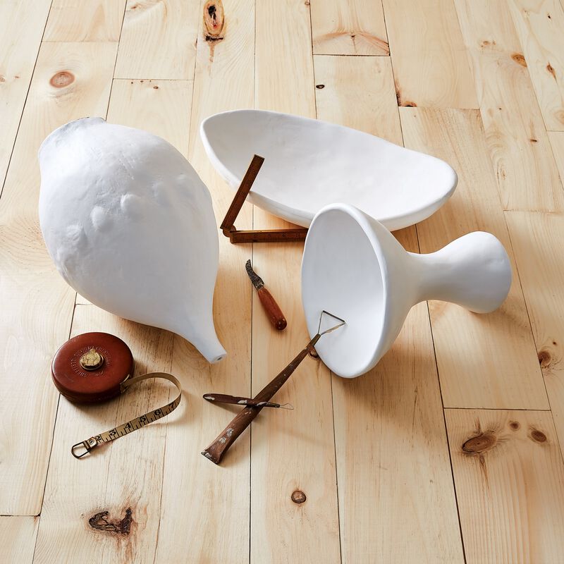 Modernist Vase-White