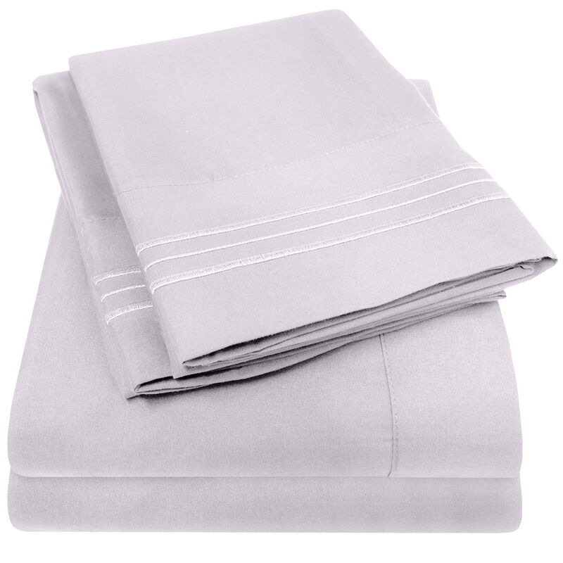 Ultra Soft 1800 Series Double Brushed Microfiber Sheet Set
