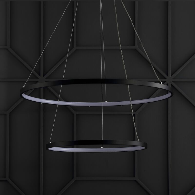 Brice 24" Round Integrated LED Metal Pendant