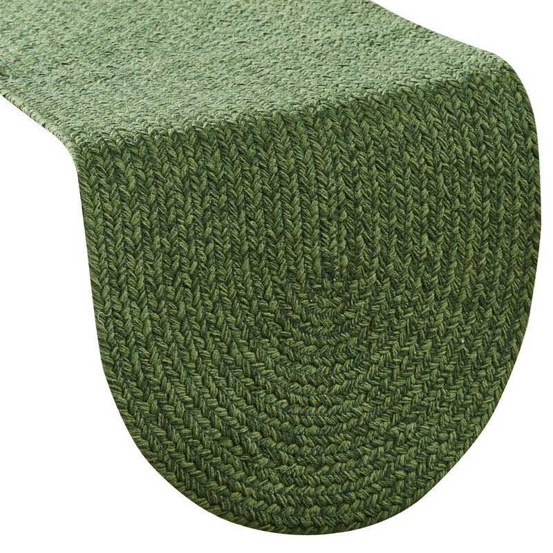 Park Designs Basil Spice Bin Braided Table Runner 15" X 54" image number 0