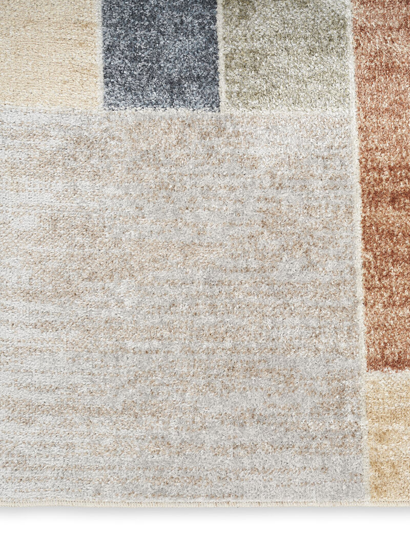 Astra Machine Washable ASW09 Multicolor 2'2" x 12' Rug