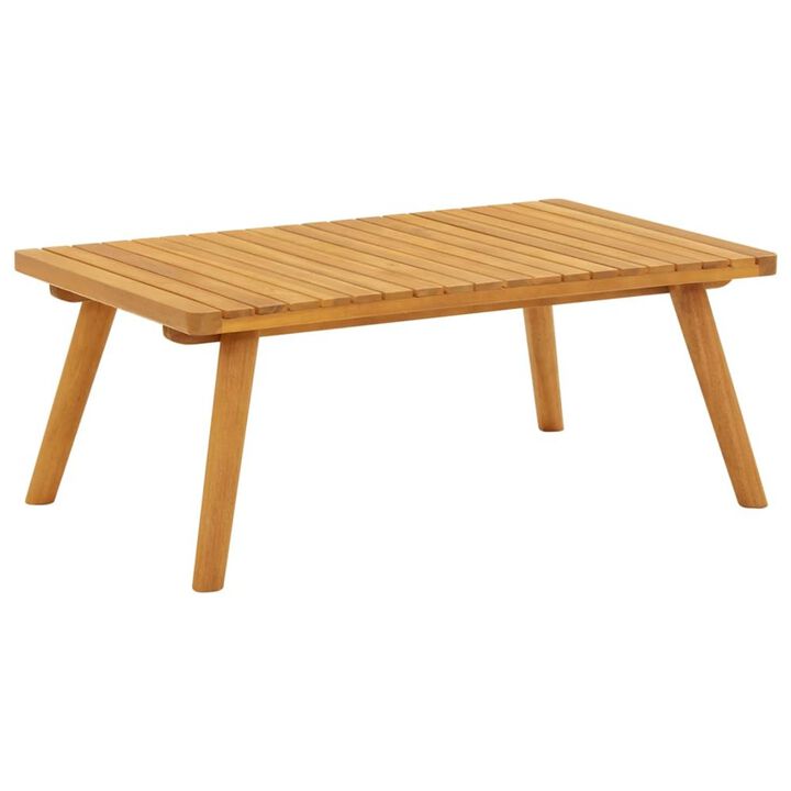 Garden Coffee Table Golden brown Solid acacia wood