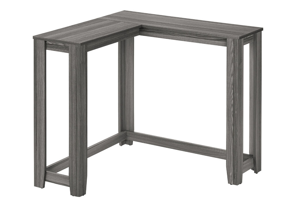 HomeRoots 36" Brown Wood Corner Frame Console Table