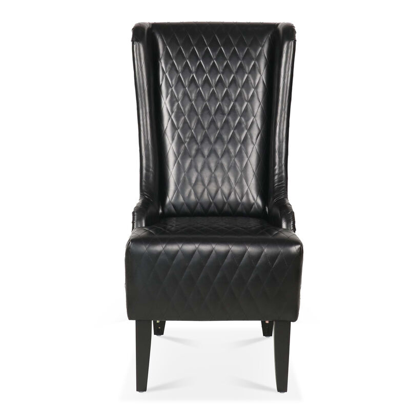 Montzi  Faux Leather Accent Chair image number 0