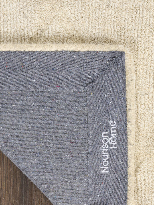 Wool Haven WOH01 Ivory 3'9" x 5'9" Rug