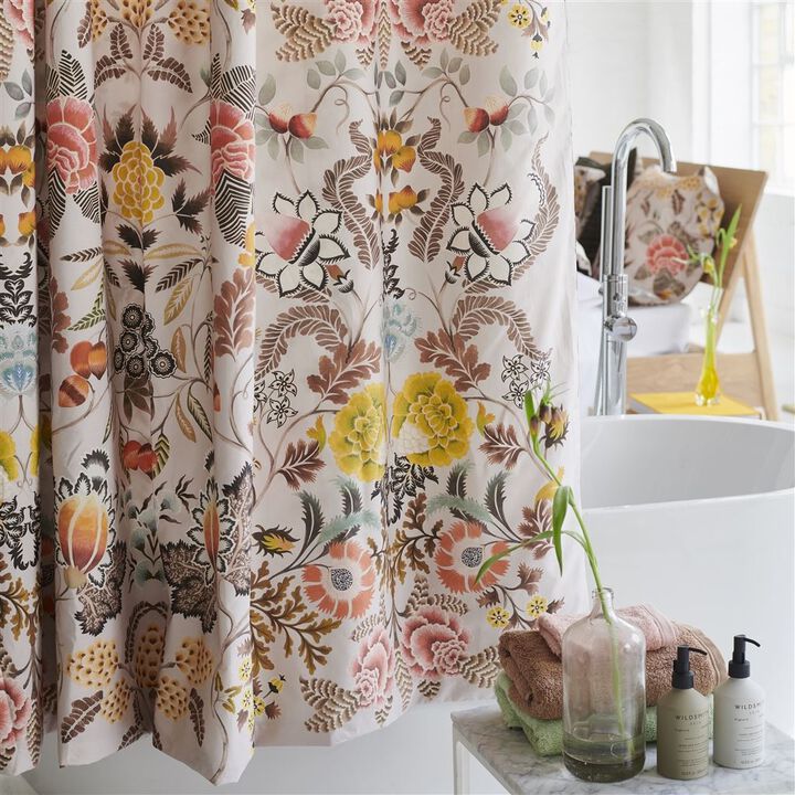 Brocart Decoratif Sepia Shower Curtain, 72'' x 72''
