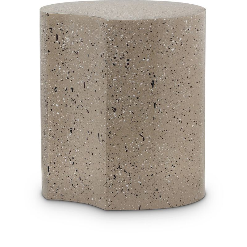 Meridian Furniture Dimple Taupe End Table