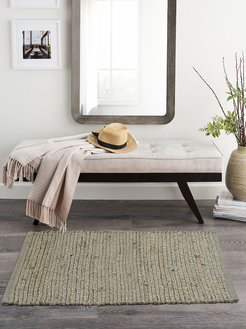Natural Jute NJT01 Sage 2' x 3' Rug