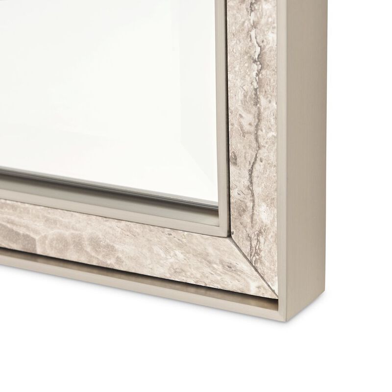 Michael Amini Lotus Bay Mirror - Sand image number 5