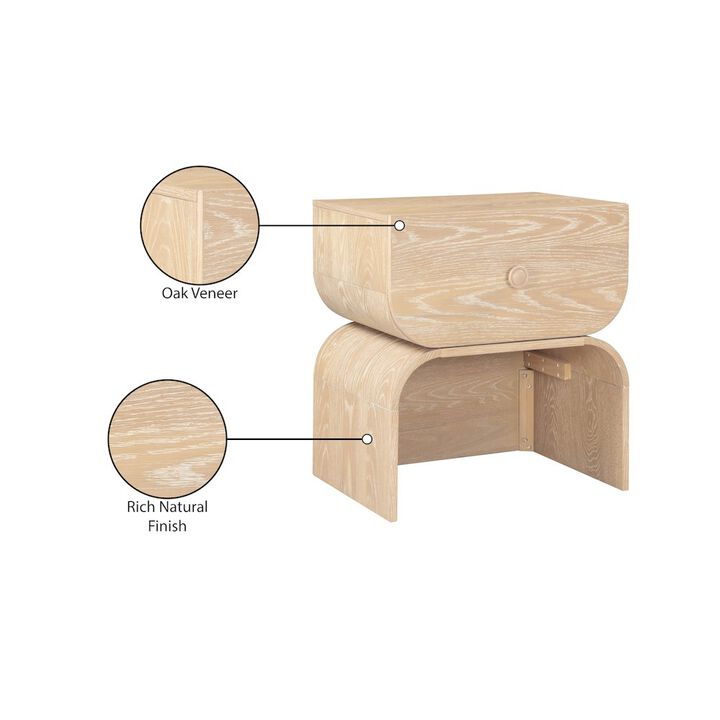 Meridian Furniture Jace Natural Night Stand