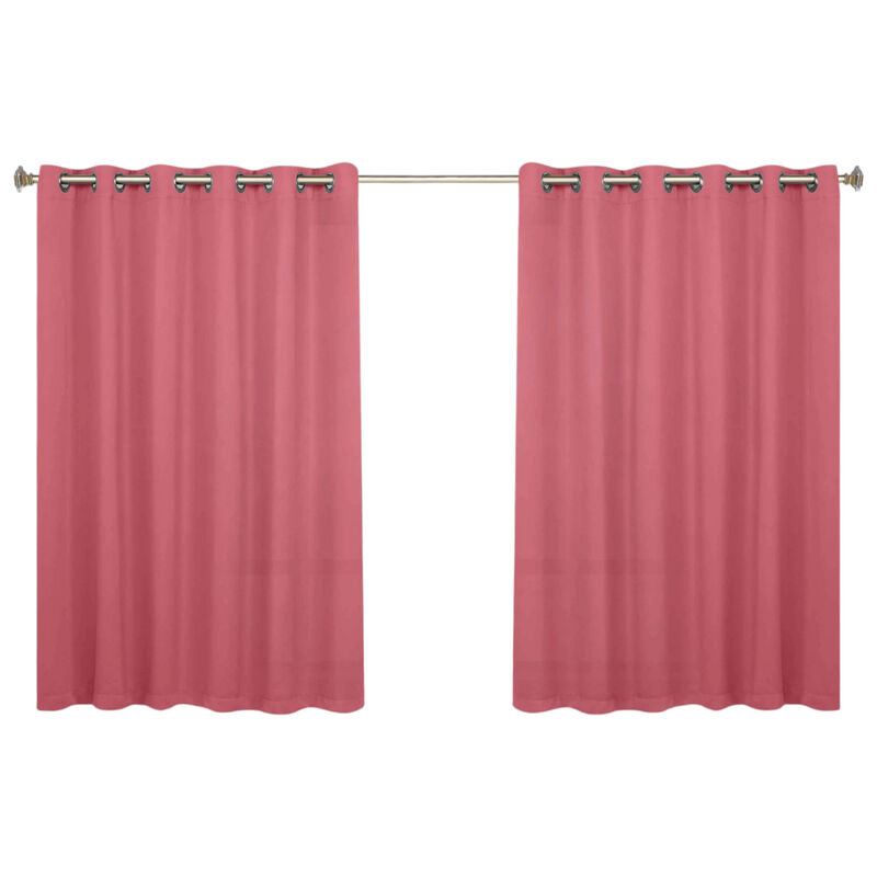 Room Darkening Window Curtain Panels Set of 2 Modern Style image number 0