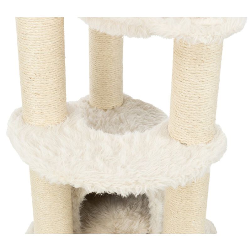 TRIXIE Baza Junior Jute & Plush 3-Level 39" Cat Tower, Scratching Posts and Condo image number 7