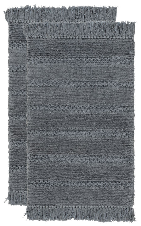Finn Fringe PMB905 Set of 2 Bathmat