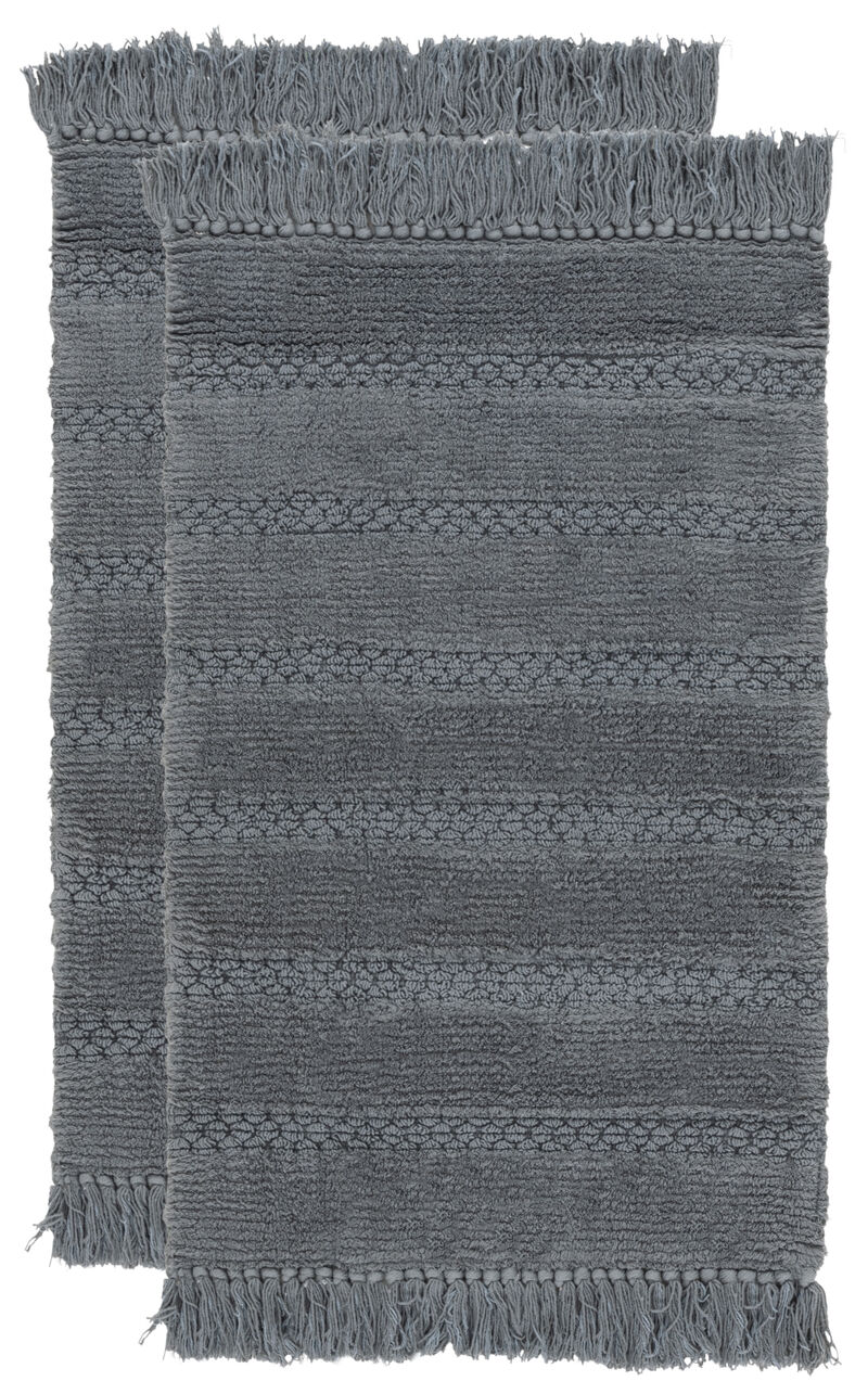 Finn Fringe PMB905 Set of 2 Bathmat image number 0